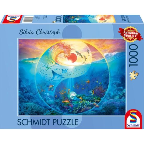 Puzzle Schmidt Yin-Yang Le Règne Des Animaux Marins 1000 P