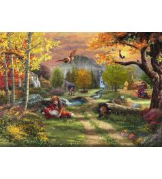 Schmidt Puzzle Renard Et Chien 1000 pièces