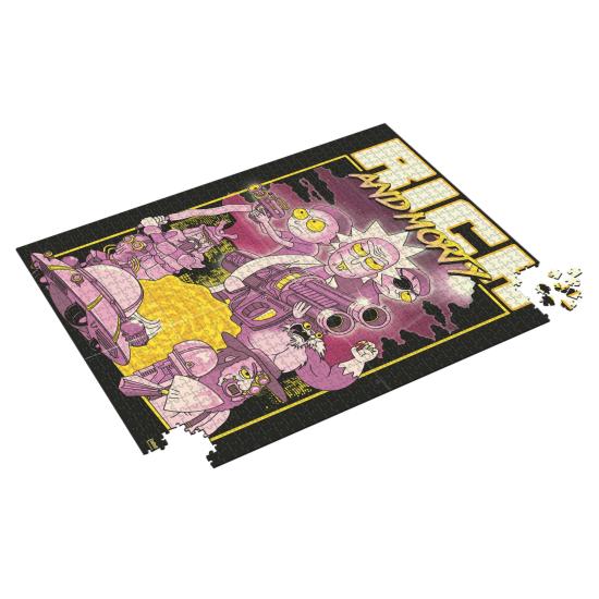 SDToys Affiche rétro Rick et Morty Puzzle 1000 pièces