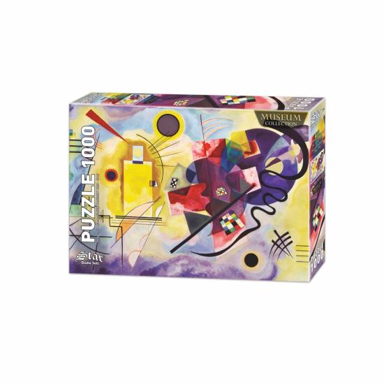 Puzzle Star Jaune Rouge Bleu 1000 pièces