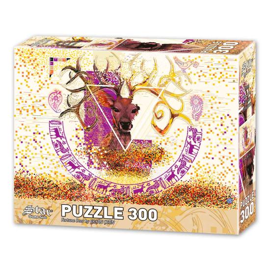 Puzzle Star Deer of Fortune 300 pièces Puzzle Star Deer of Fortune 300 pièces