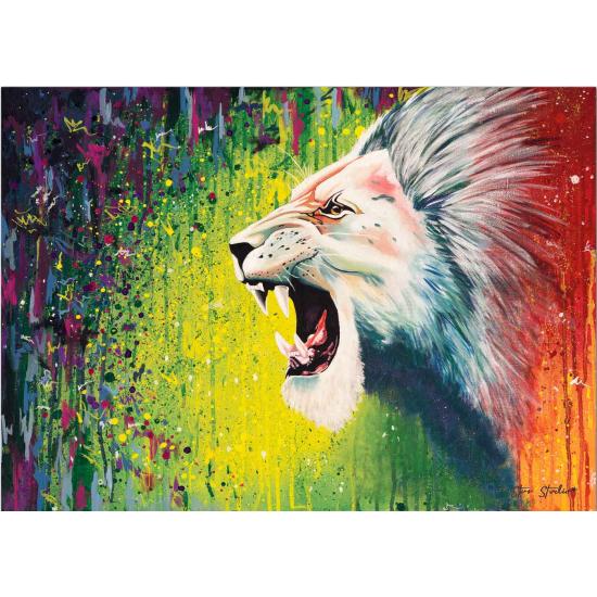 Puzzle Star Le Lion Blanc 300 pièces