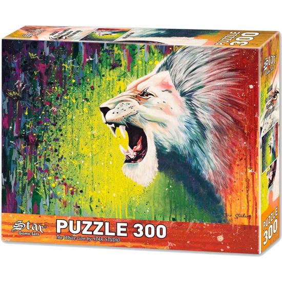Puzzle Star Le Lion Blanc 300 pièces