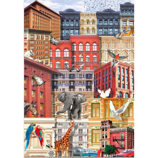 Puzzle Star dans les premiers habitants de la ville des années 3