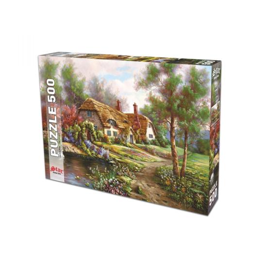 Puzzle étang de jardin Star 500 pièces