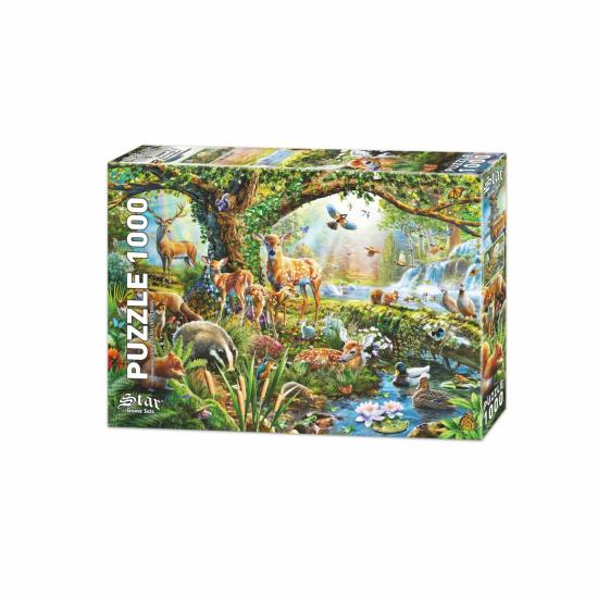 Puzzle de la vie de la forêt étoilée 1000 pièces