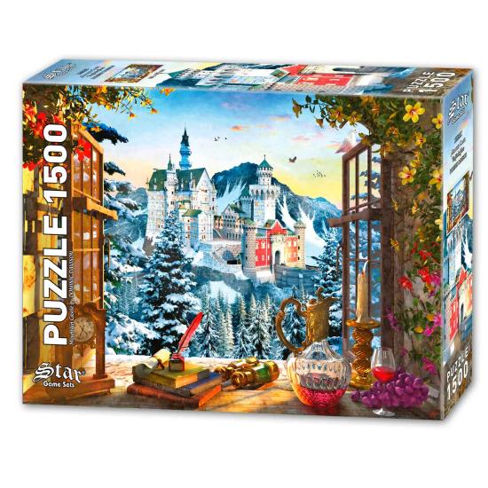 Puzzle du château de Neuschwanstein Star View 1500 pièces