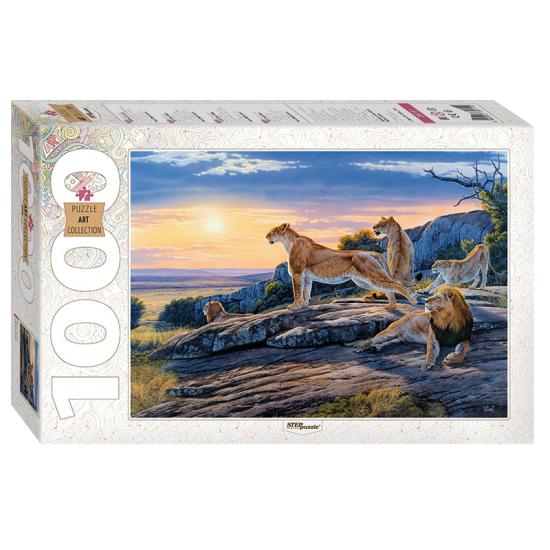 Puzzle Step Puzzle Avant la chasse 1000 pièces