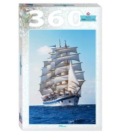 Puzzle 360 pièces pour bateau à voile