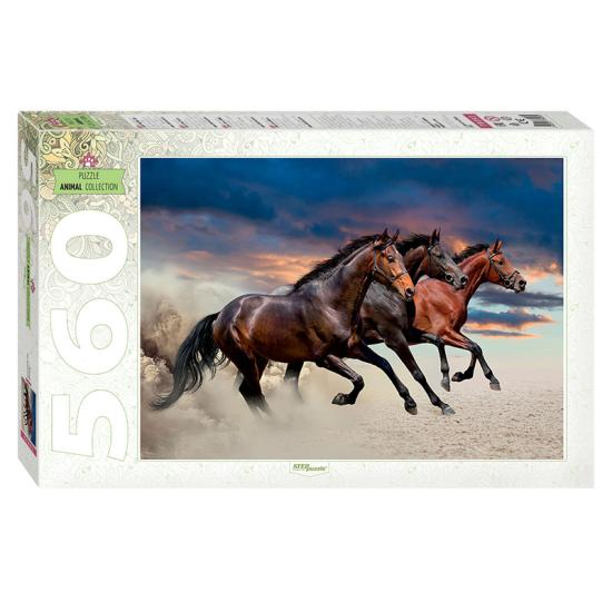 Puzzle Step Puzzle Chevaux 560 pièces