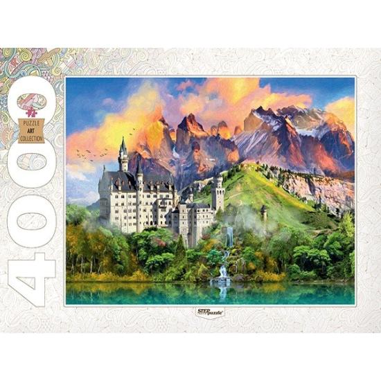 Puzzle Step Puzzle Château de Neuschwanstein 4000 pièces