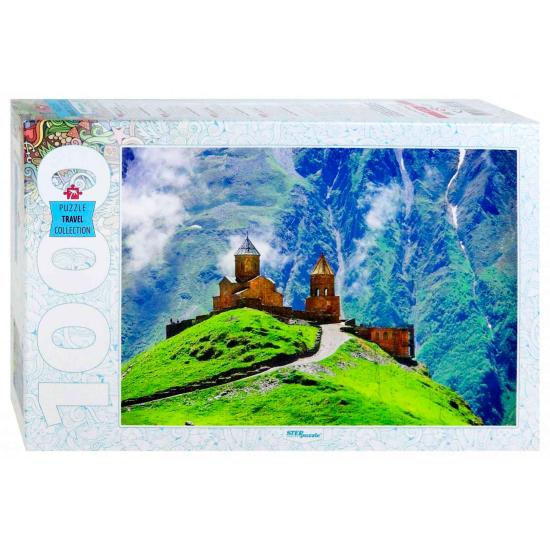 Puzzle Étape Puzzle Gergetti Trinity Church of 1000