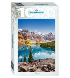 1000 pièces Moraine Lake, Canada Puzzle Step Puzzle