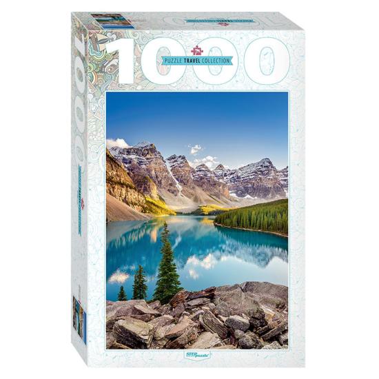 1000 pièces Moraine Lake, Canada Puzzle Step Puzzle