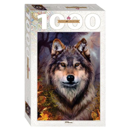 Puzzle Étape Puzzle Loup 1000 Pièces