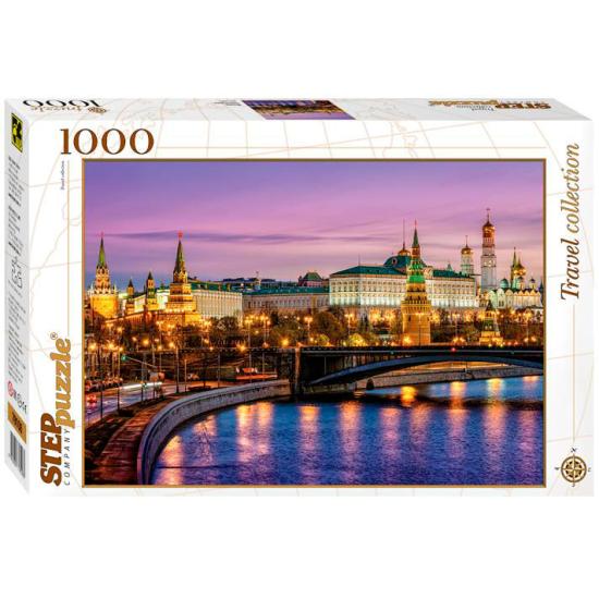 Puzzle Step Puzzle Moscou la nuit 1000 pièces