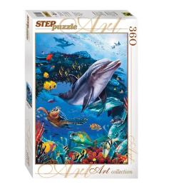 Puzzle du monde sous-marin 360 pièces