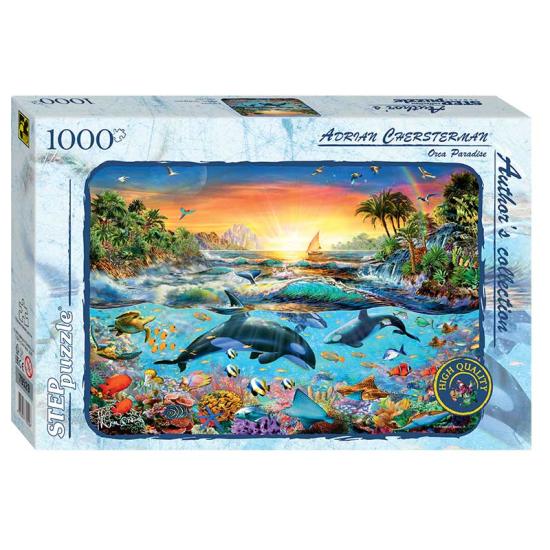 Puzzle 1000 pièces Orca's Paradise