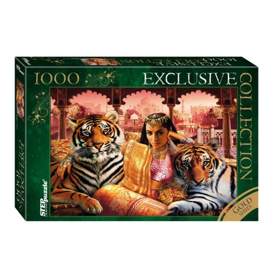 Puzzle Step Puzzle Indian Princess (Détails dorés) de 1000 Pi