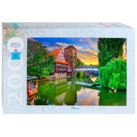 Puzzle Step Puzzle Pont à Nuremberg, Allemagne 2000 pièces