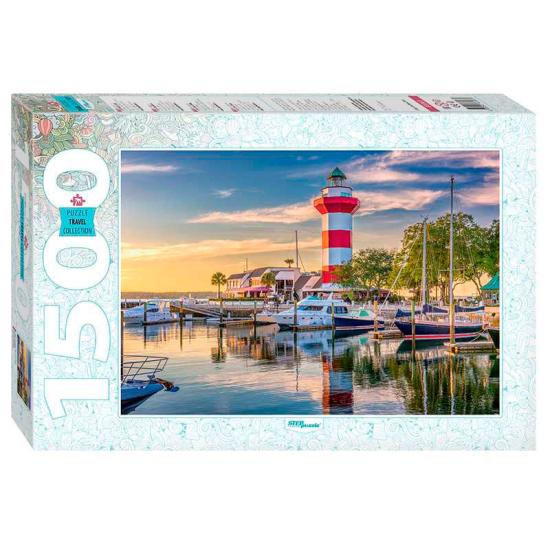 Puzzle Step Puzzle Port du Phare, Caroline du Sud de 1500 Pz