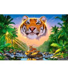 Puzzle de 6000 pièces Magnifique Tigre Puzzle Step Puzzle