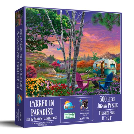 Puzzle SunsOut Garé au Paradis XXL de 500 Pie Puzzle SunsOut Garé au Paradis XXL de 500 Pie