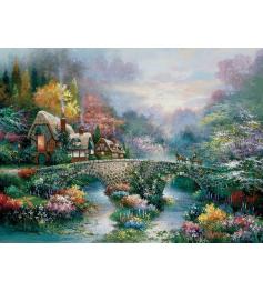 SunsOut Quiet Cabin Puzzle 1000 pièces