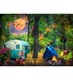 Puzzle SunsOut Camping d'été  XXL de 500 Pieces