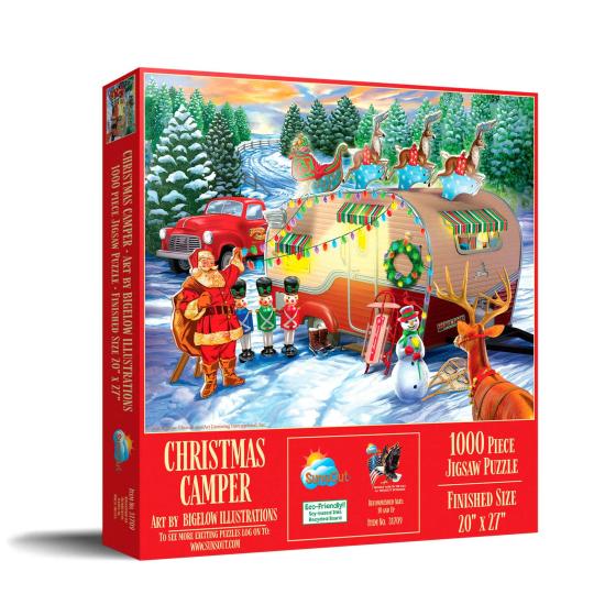 SunsOut Christmas Campers Puzzle 1000 pièces