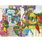 SunsOut Country House avec Wisteria Puzzle 1000 pièces