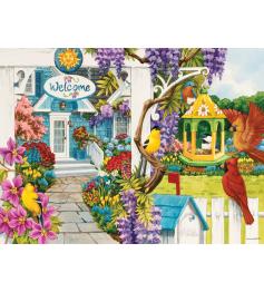 SunsOut Country House avec Wisteria Puzzle 1000 pièces