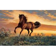 SunsOut Sunset Mustang Horse Puzzle 1000 pièces