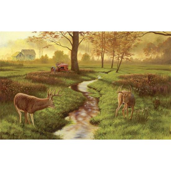 SunsOut Deer in the Creek Puzzle 550 pièces