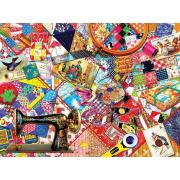 Puzzle SunsOut Couture Quilts 1000 pièces