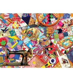 Puzzle SunsOut Couture Quilts 1000 pièces