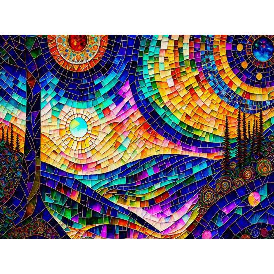 Puzzle SunsOut Dimanche Psychédélique 1000 pièces Puzzle SunsOut Dimanche Psychédélique 1000 pièces