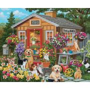 Puzzle 1000 pièces SunsOut The Puppy Shed