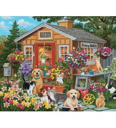 Puzzle 1000 pièces SunsOut The Puppy Shed