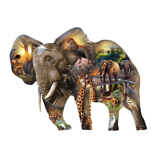Puzzle SunsOut L'éléphant XXL 1000 pièces Puzzle SunsOut L'éléphant XXL 1000 pièces