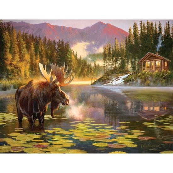 Puzzle SunsOut Le lac du repos XXL 1000 pièces