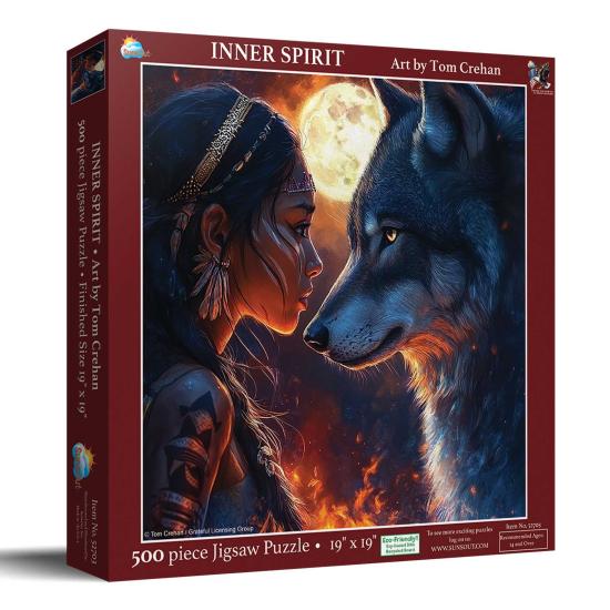 Puzzle SunsOut Esprit Intérieur XXL de 500 Pieces Puzzle SunsOut Esprit Intérieur XXL de 500 Pieces