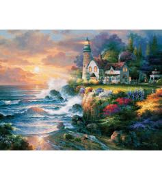 SunsOut Phare au Crépuscule Puzzle 1000 pièces