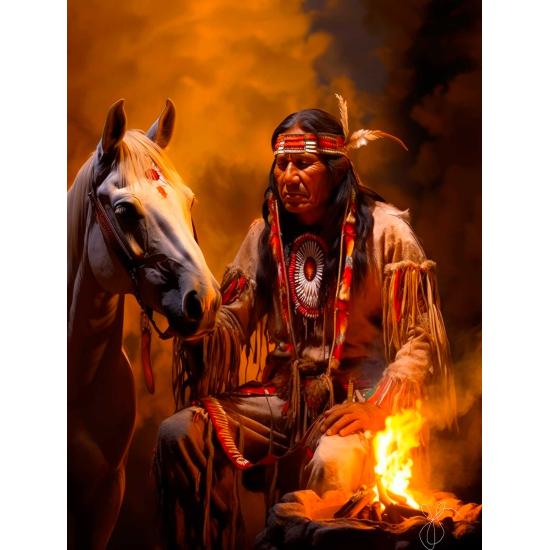 Puzzle SunsOut Feu de minuit XXL de 500 Pieces