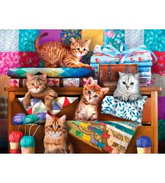 SunsOut Playful Kittens Puzzle 1000 pièces