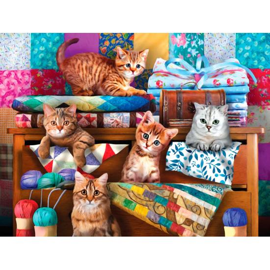 SunsOut Playful Kittens Puzzle 1000 pièces