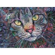 Puzzle SunsOut Chaton Psychédélique 1000 pièces