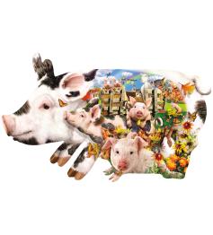 Puzzle 1000 pièces SunsOut XXL Pig Farm