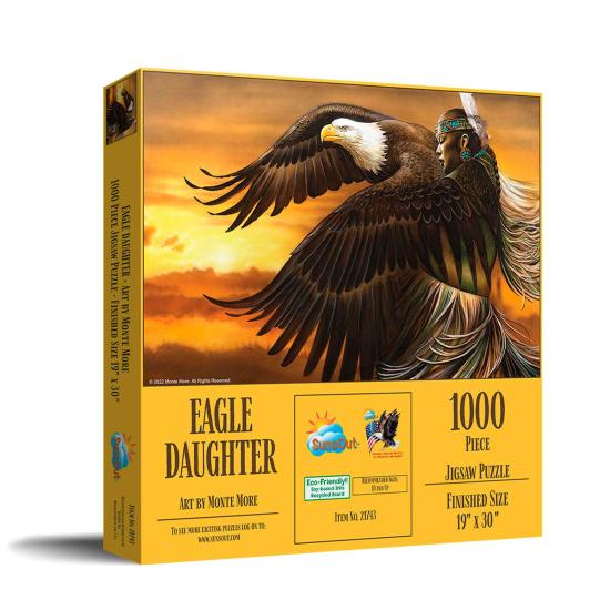 Puzzle SunsOut Fille d'aigle de 1000 pièces Puzzle SunsOut Fille d'aigle de 1000 pièces