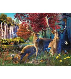 SunsOut The Moose Waterfall Puzzle 1000 pièces